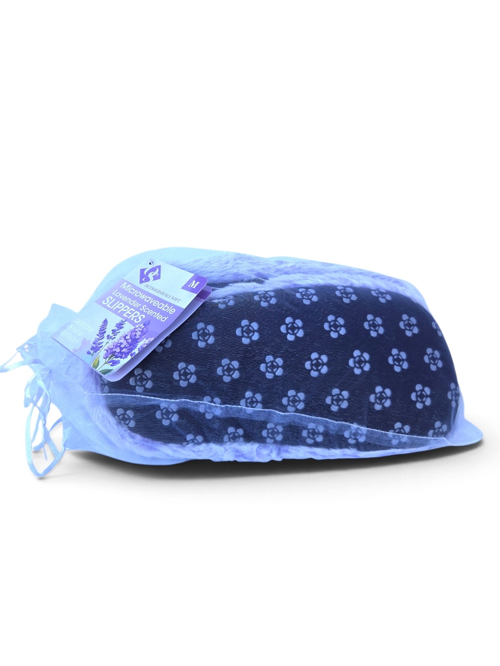 Outrageously Soft Microwaveable Lavender Scented Slippers Medium 7-9 NWT